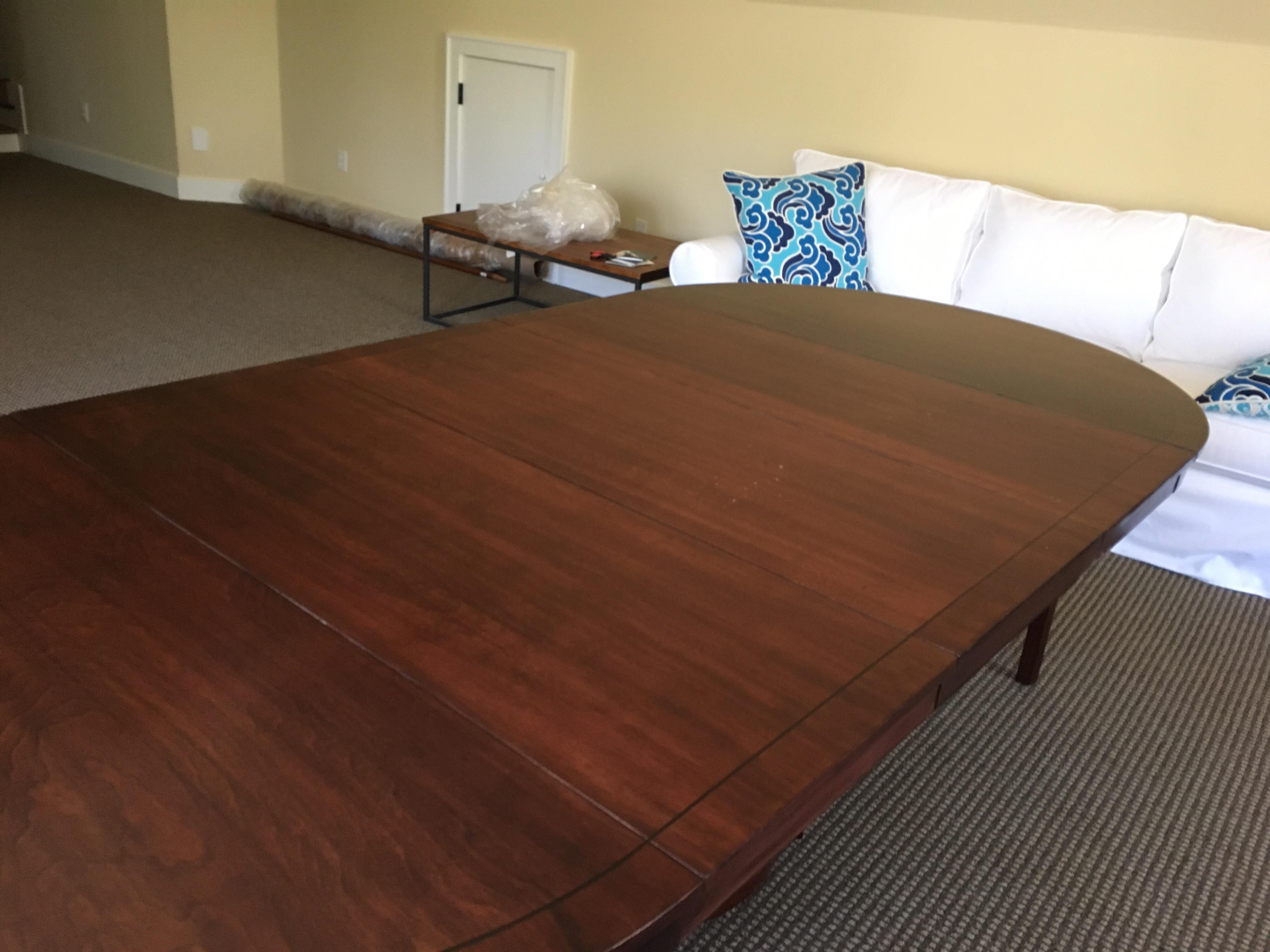 Round Rosewood Pedestal Center or Dining Table, 1950s by Maitland Ward In Good Condition For Sale In Southampton, NY