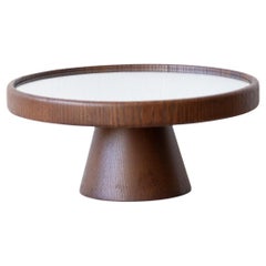 Round Rotating Wooden Serving Tray