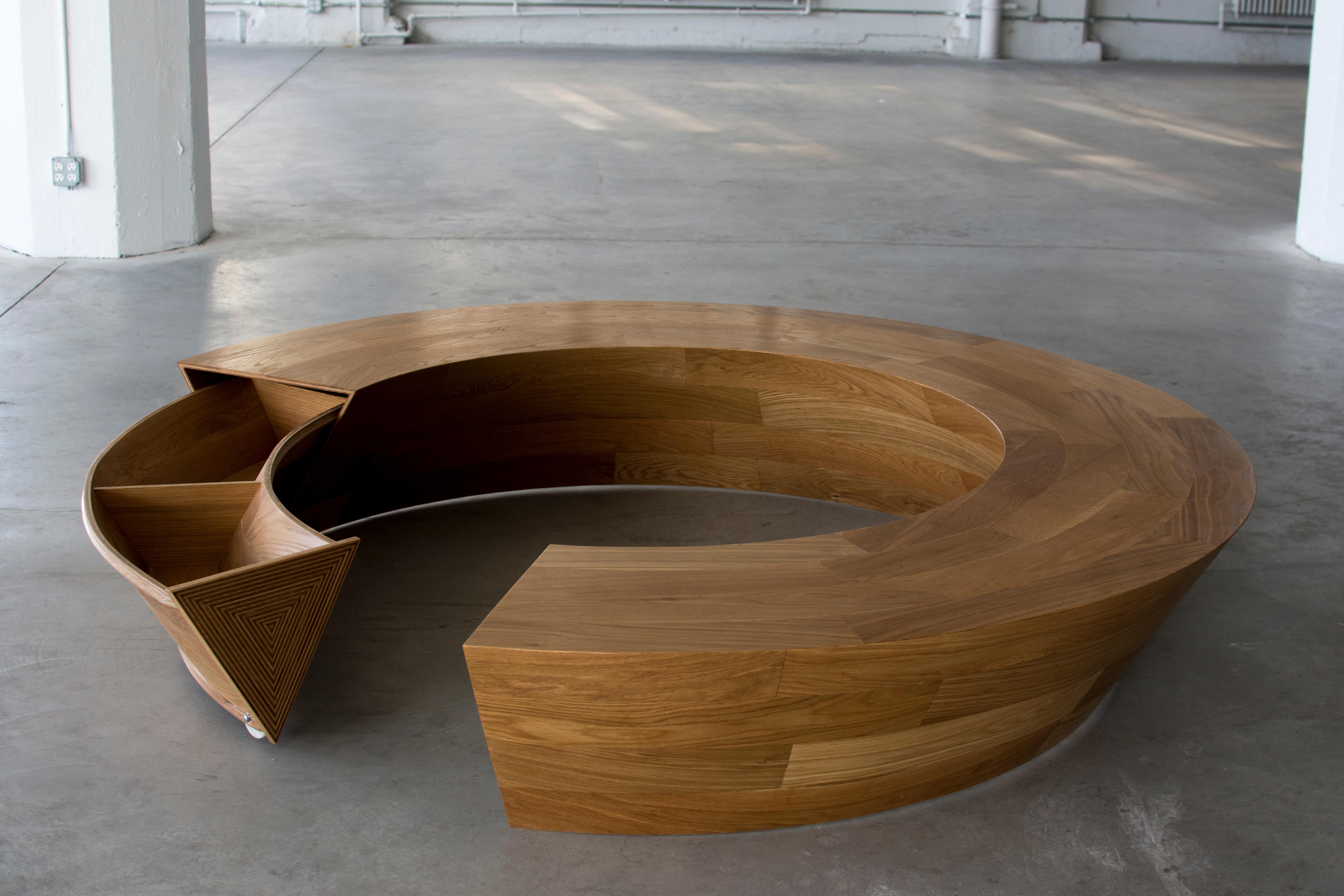 circular bench