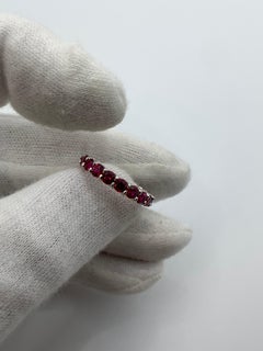Auction - Round Ruby Eternity Band Ring