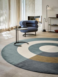 Round rug ClassiCon L'Art Noir Rug Design Eileen Gray - Nettle - 200 cm 78.7 inc