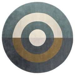 Round rug ClassiCon L'Art Noir Rug Design Eileen Gray - Nettle - 300 cm 118.1 in