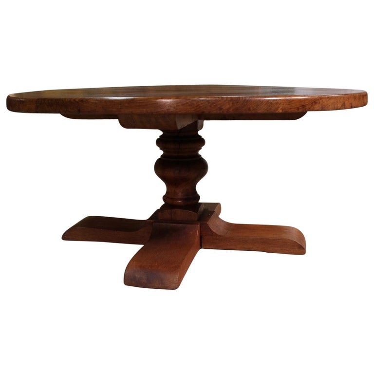 Round Rustic Coffee Table 20th Century For Sale At 1stdibs