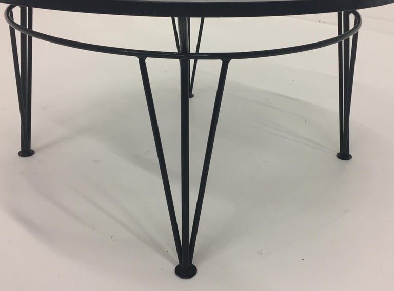 Round Salterini Vintage Outdoor Coffee Table at 1stDibs