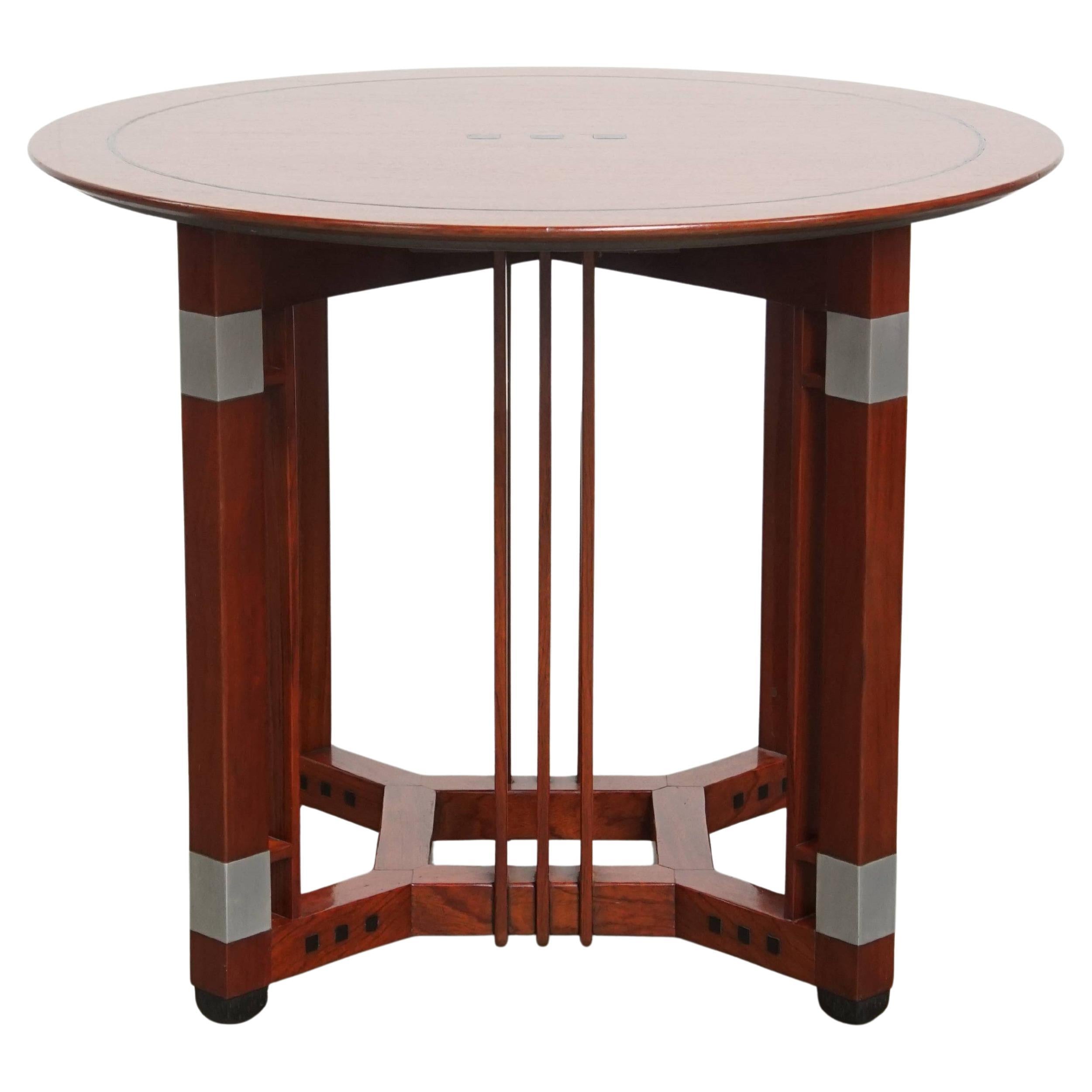 Round Schuitema side table from the Decoforma series in Art Deco style For Sale