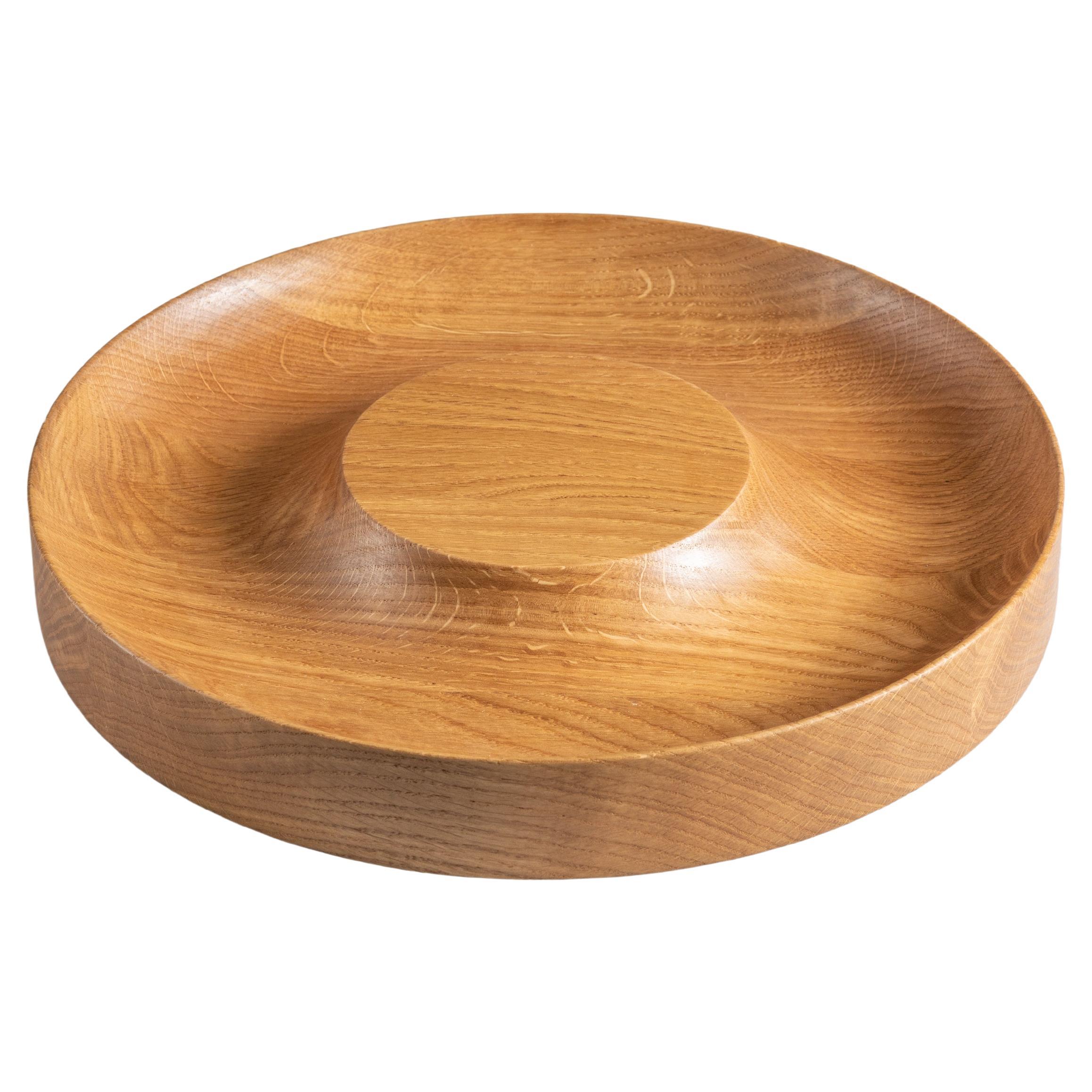 Round Serving Bowl / Plate Morse Designed by Vrtiška&Žák For Sale