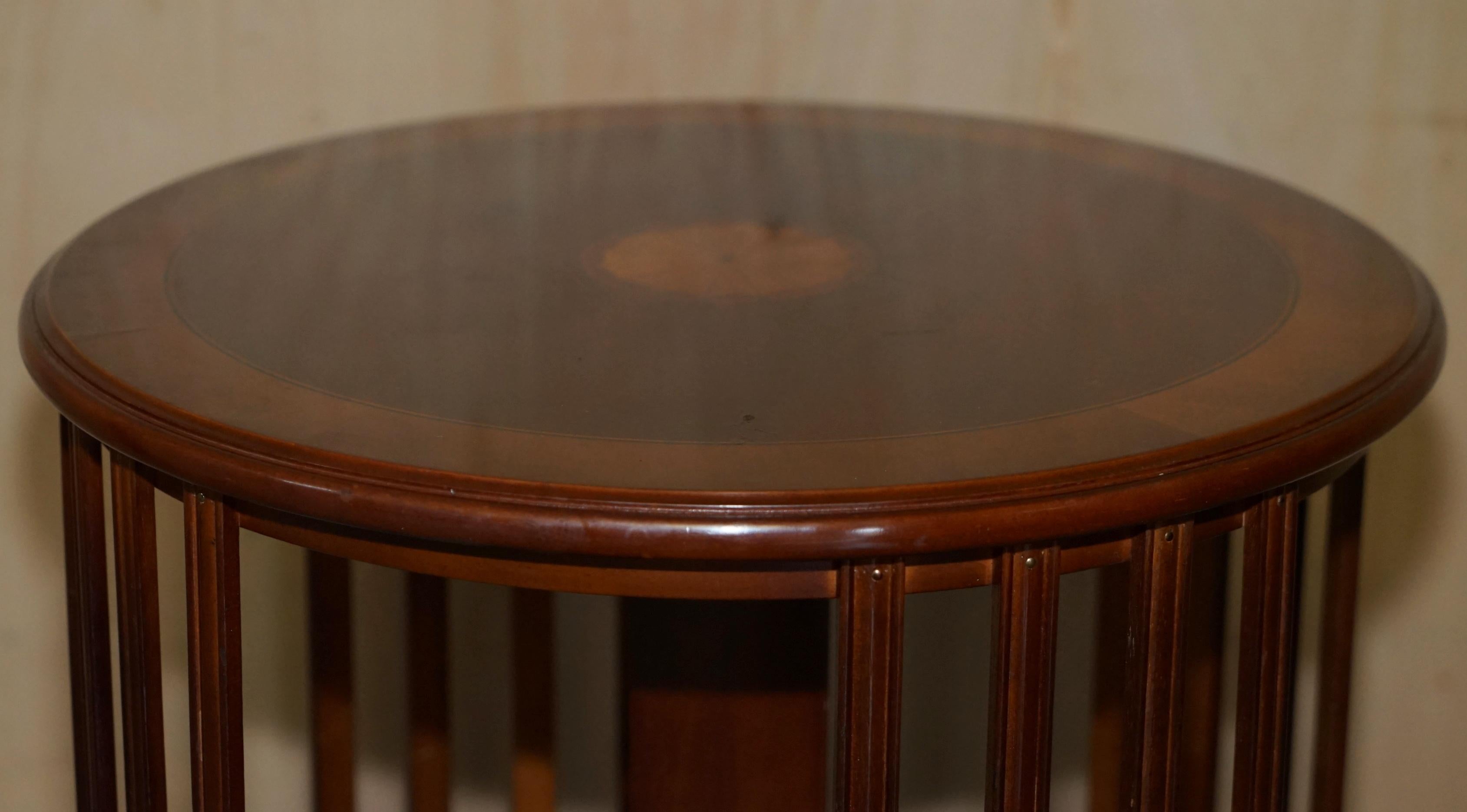 round bookcase table