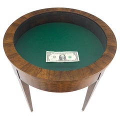 Vitrine ronde Présentoir en verre Compartiment à couvercle  Table d'appoint à compartiments MINT !
