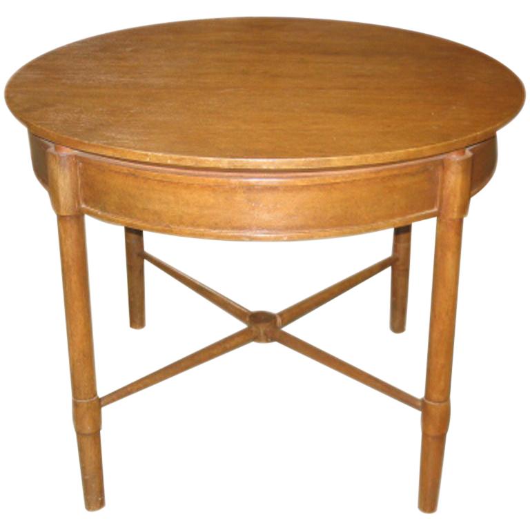 Round Side Table Attributed to William Haines For Sale