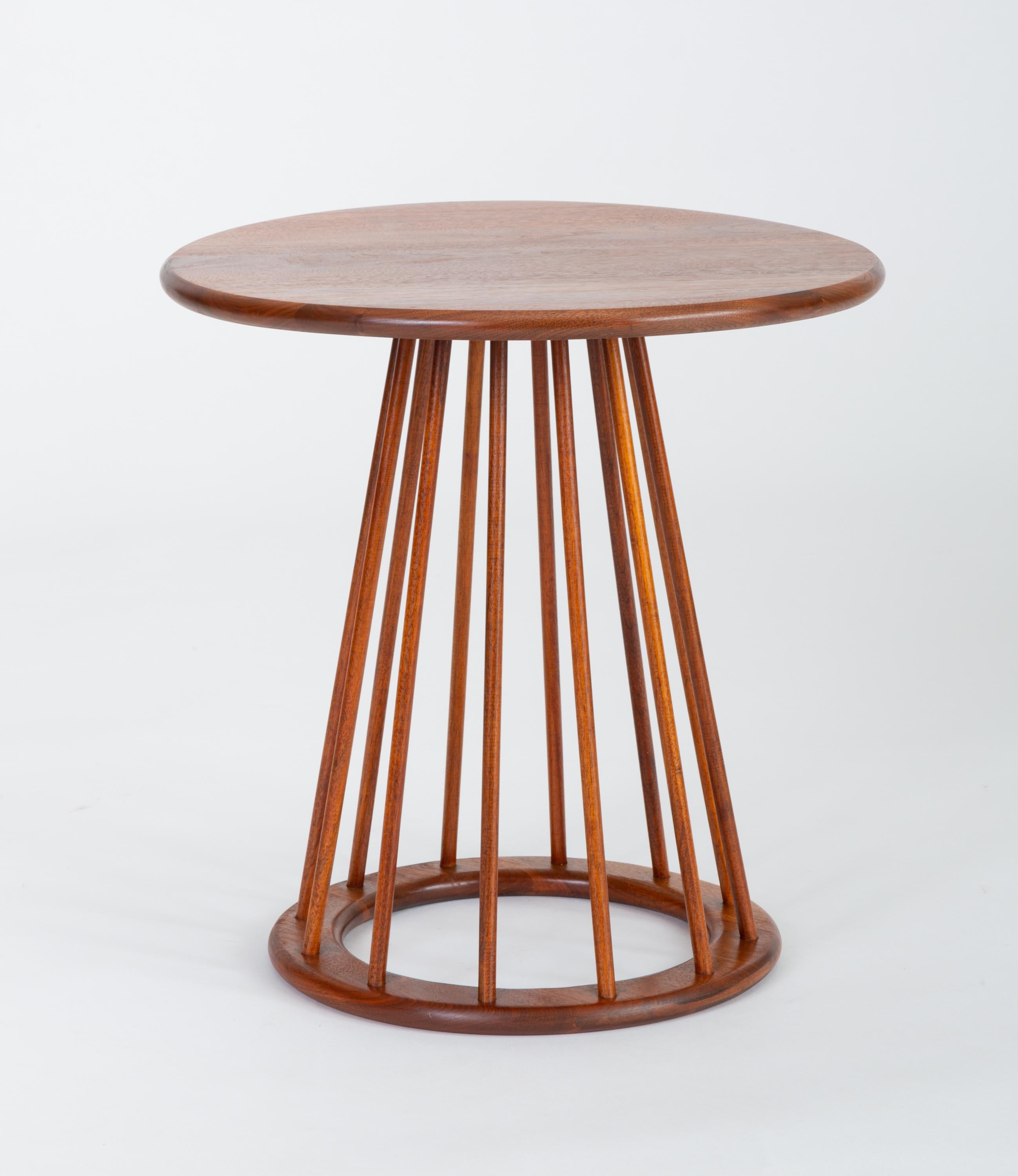 Mid-Century Modern Round Side Table by Arthur Umanoff for Washington Woodcraft