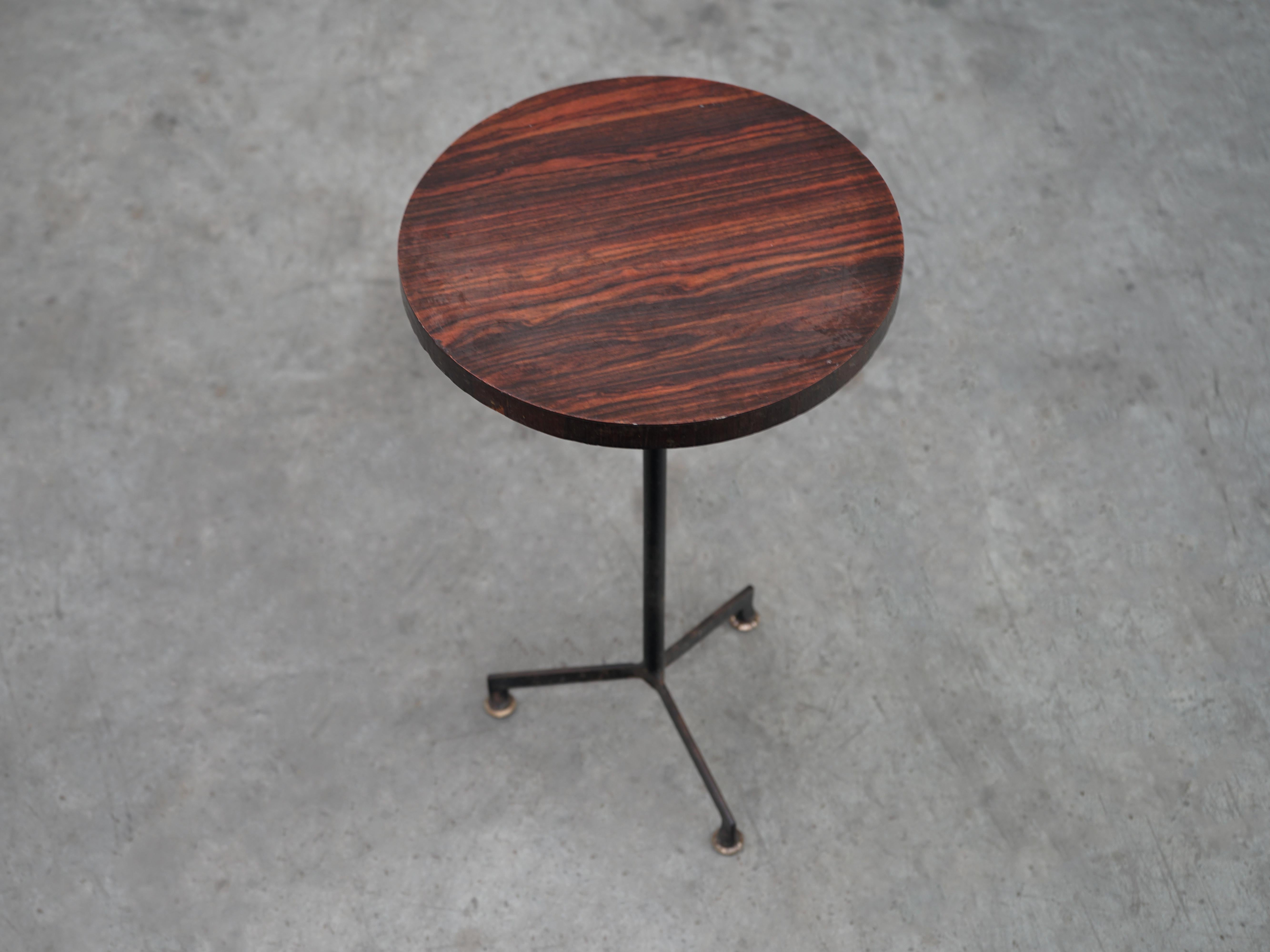 Mid-Century Modern Round Side Table by Carlo Hauner and Martin Eisler, Brazilian Midcentury Design