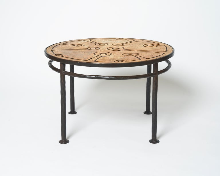 Round Side Table For Sale at 1stDibs