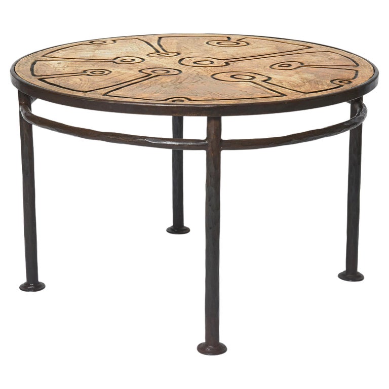 Round Side Table For Sale at 1stDibs