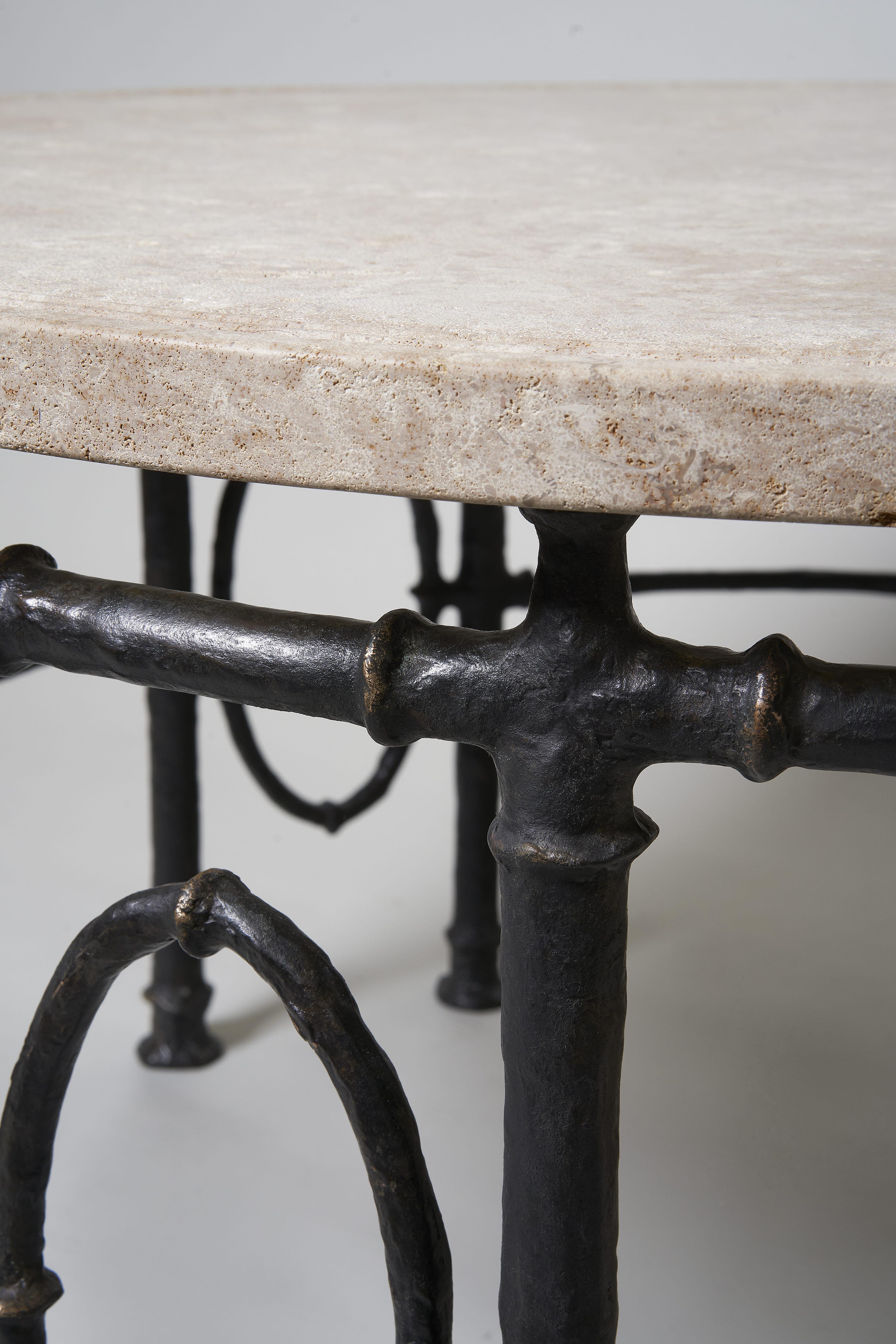 French Round Side Table II by Romain Barré For Sale
