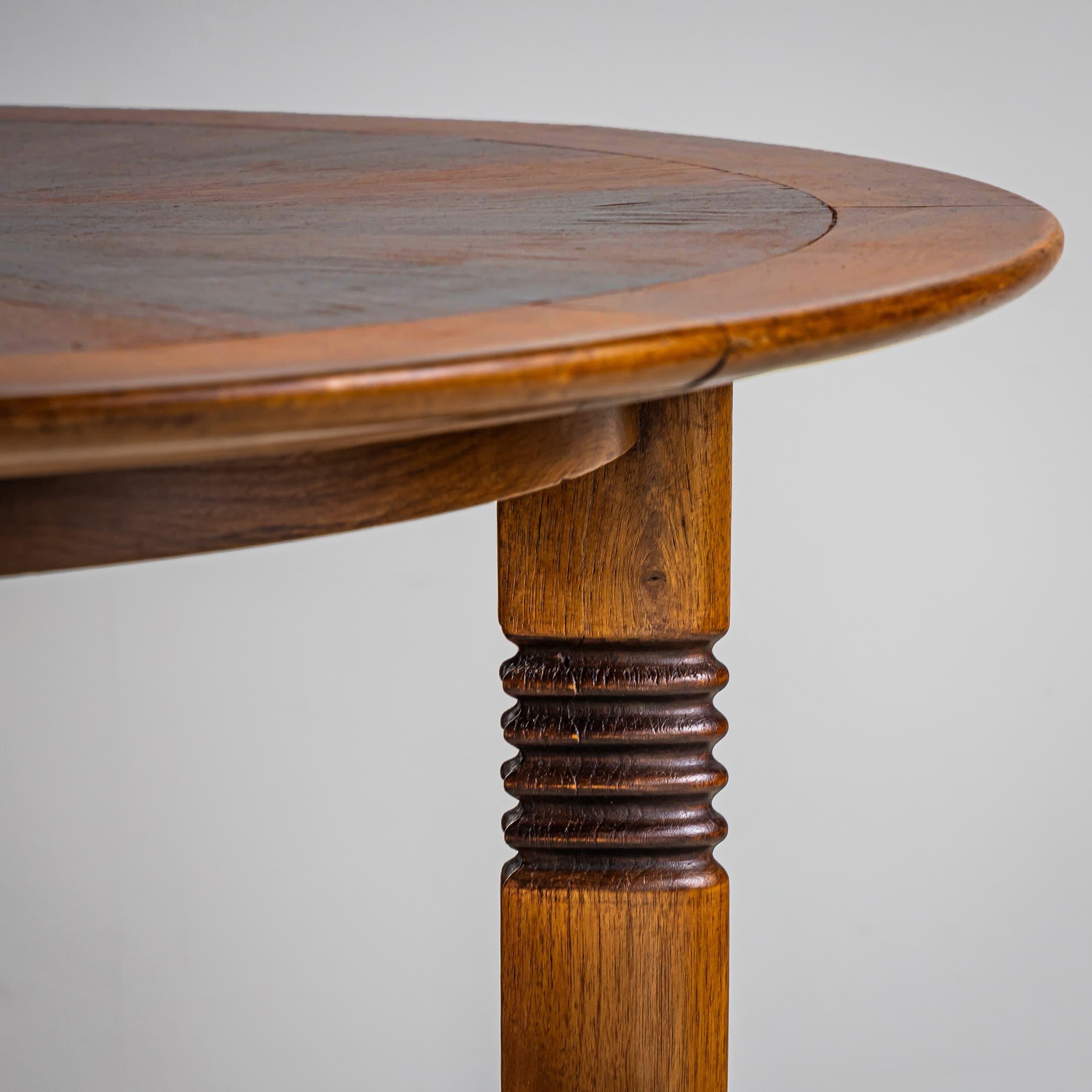 Italian Round Side Table, Italy, 1940s