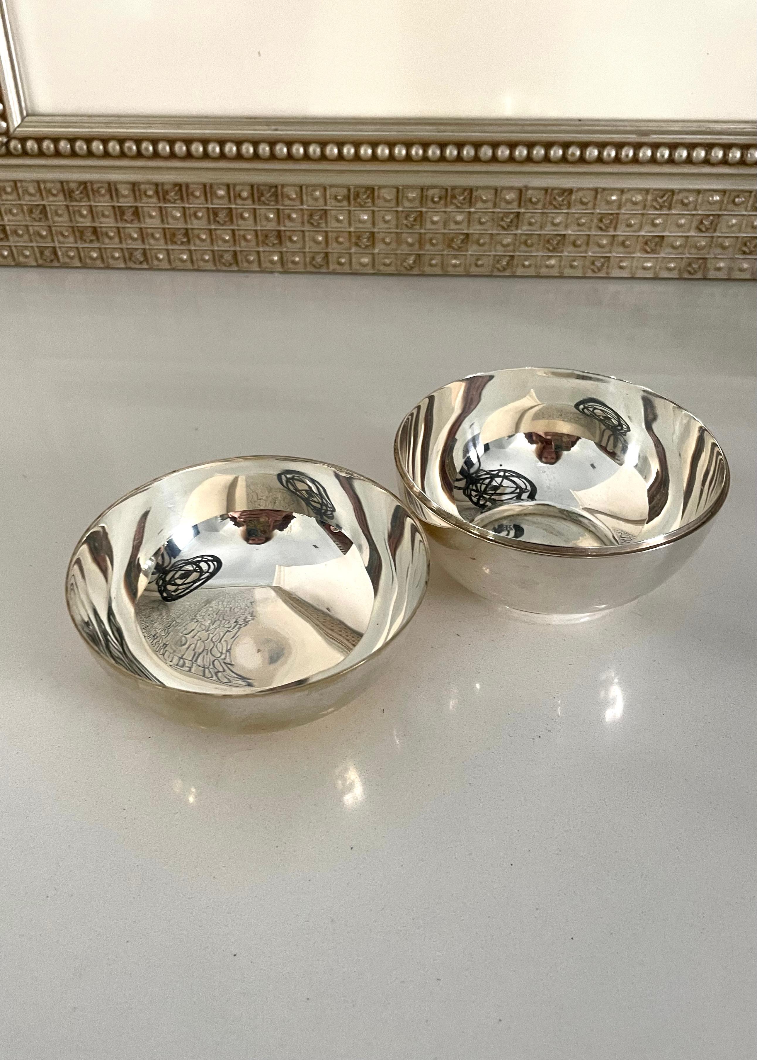 Round Silver Plate Box, Container For Sale 1