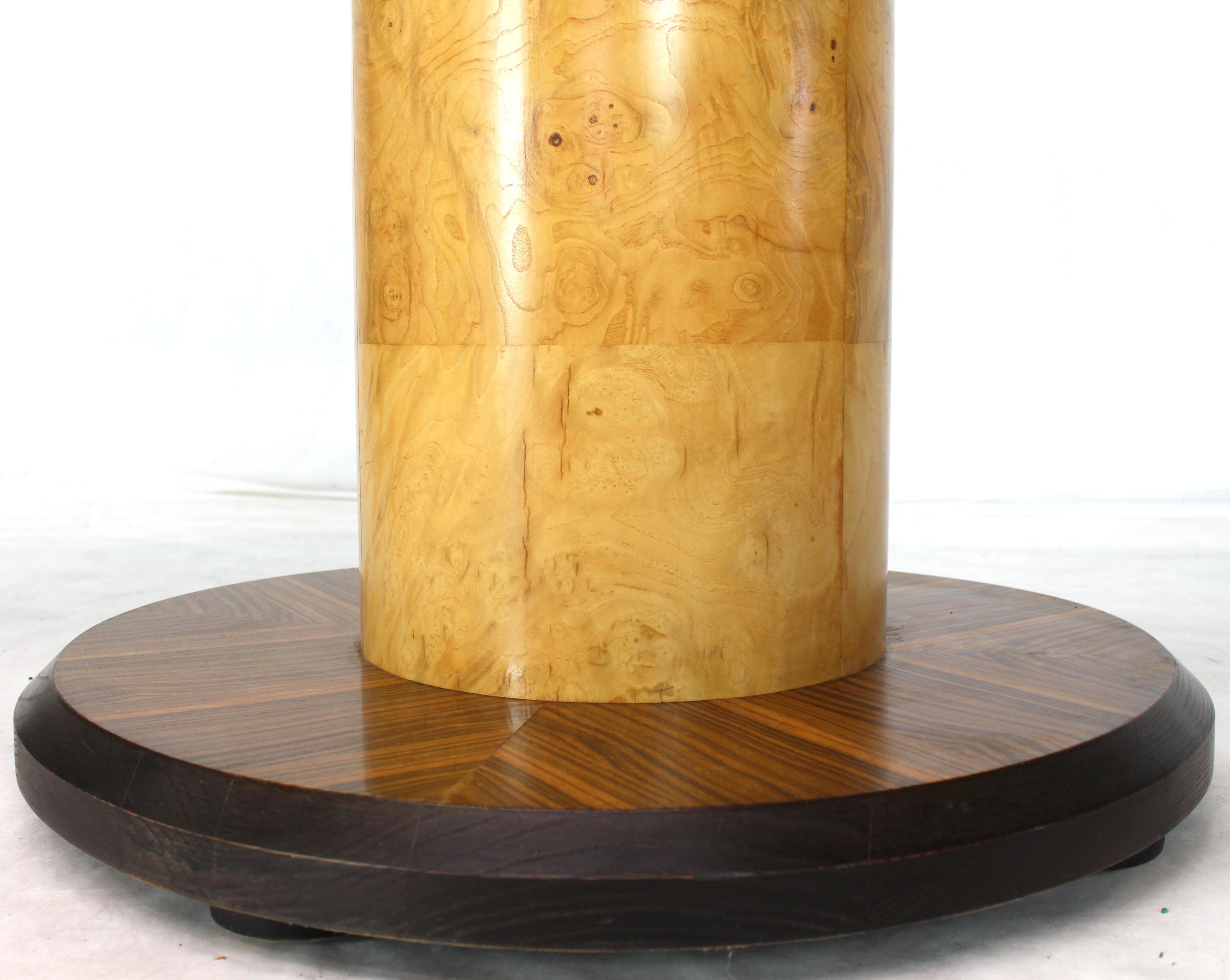 round pedestal game table