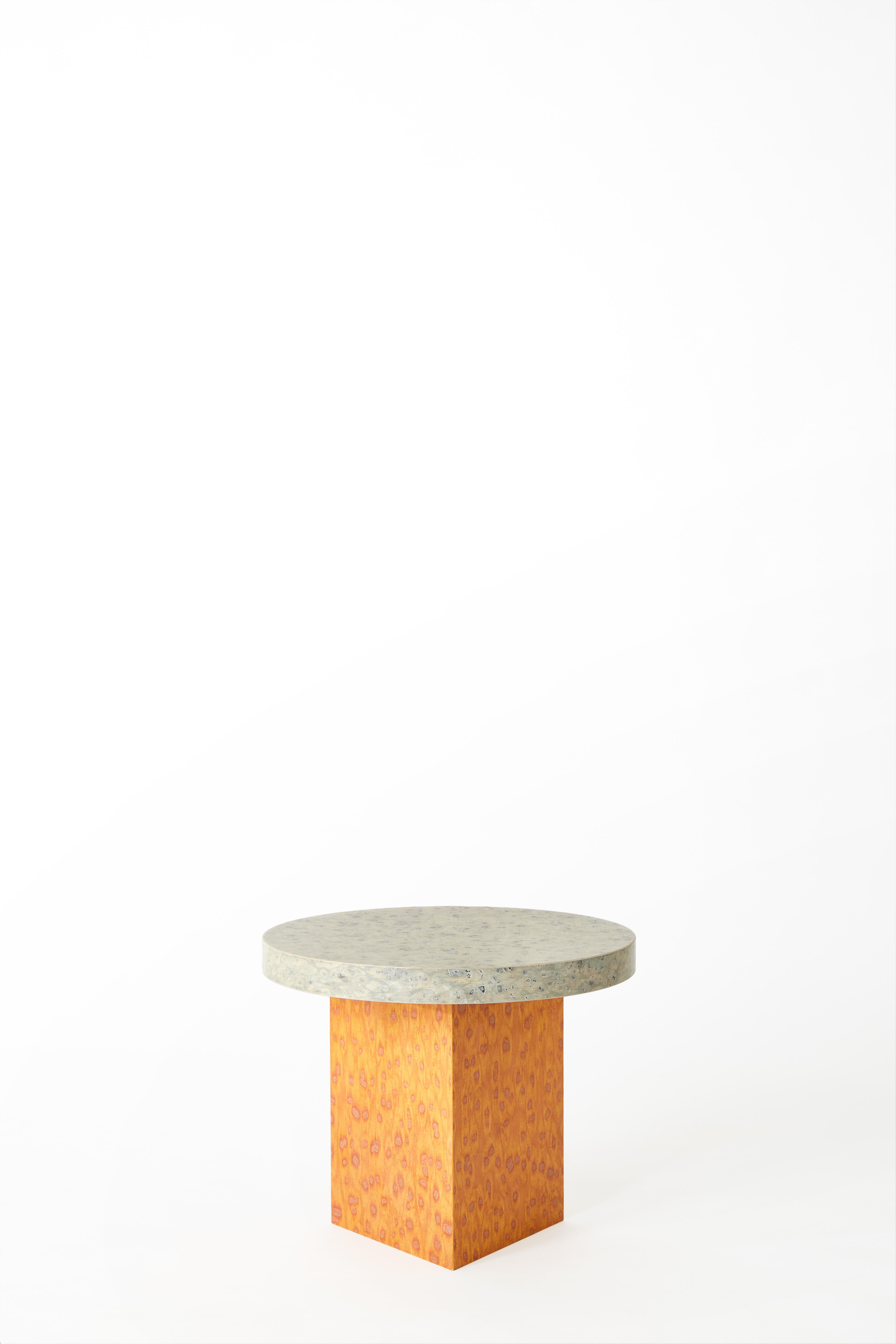 Round Slim Osis Triangle Base Side Table by Llot Llov In New Condition In Geneve, CH