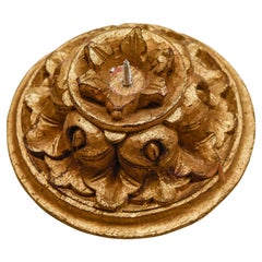 Round Small Gilt Wooden Friezes