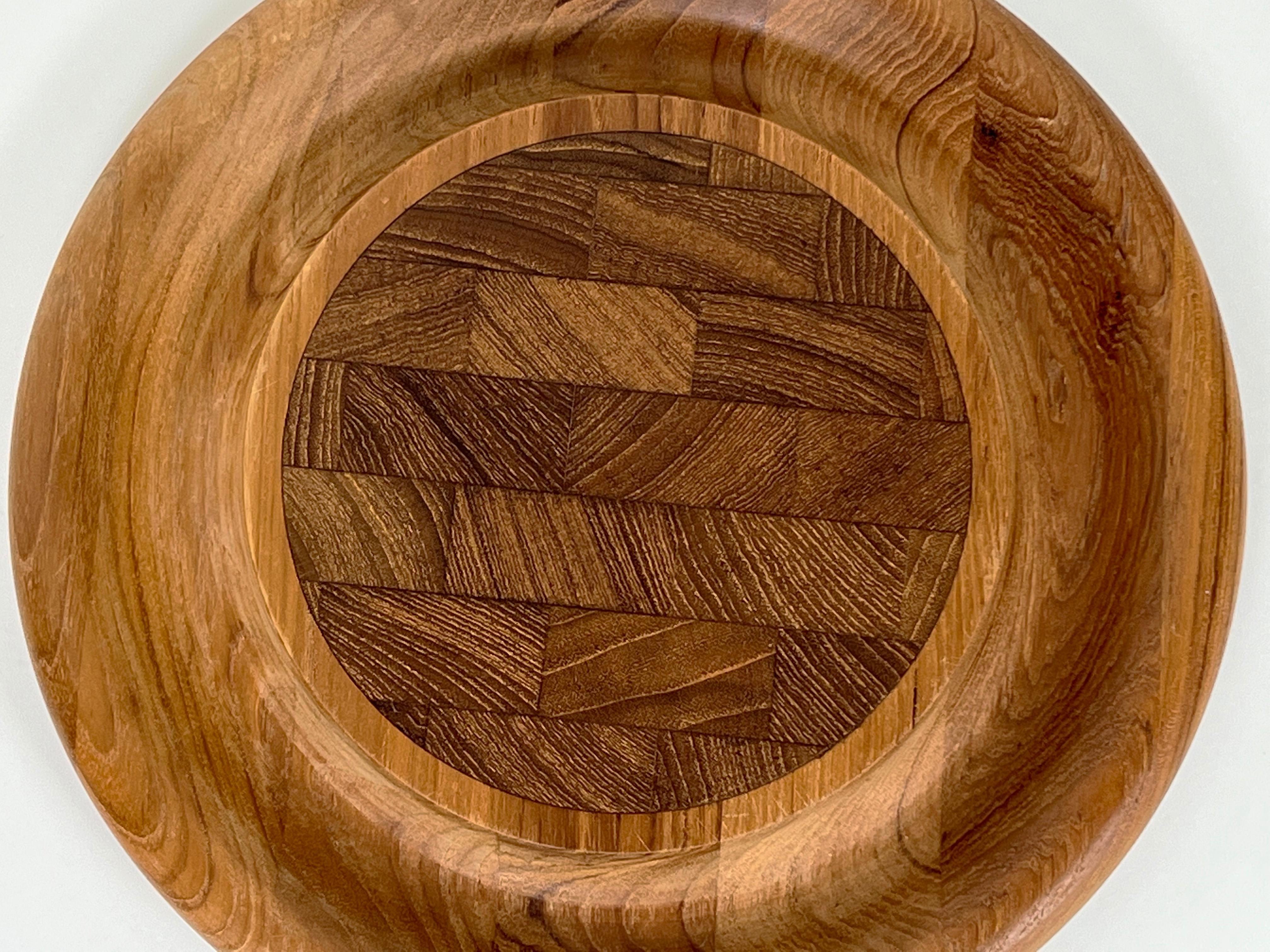 Round Small Teak Cutting Board by Jens Quistgaard for Dansk For Sale 1