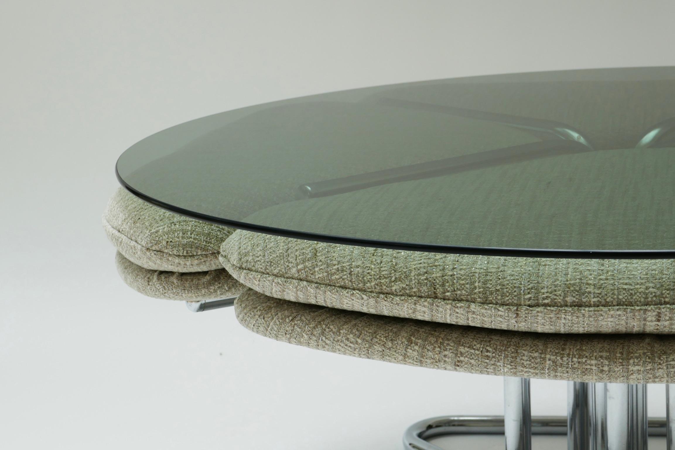 nesting coffee table with stools