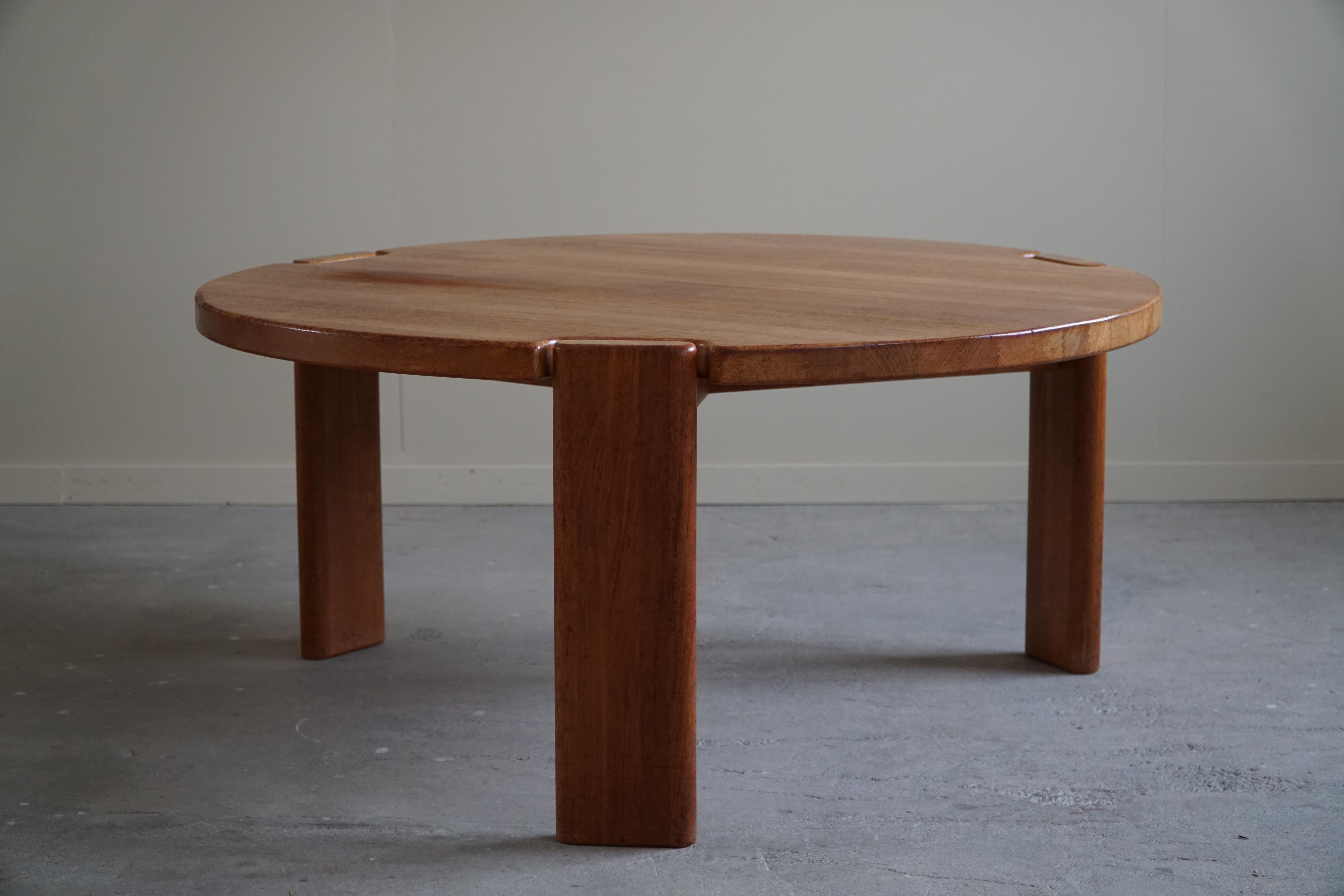 Teck Canapé / table basse rond en teck, par Komfort, danois, moderne du milieu du siècle, années 1960 en vente