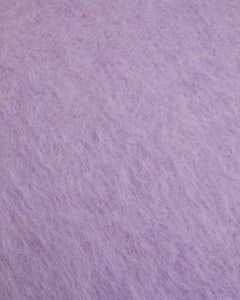 Round Soft Mohair Pillow in Lavendel 45 cm