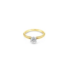 Round Solitaire Diamond Engagement Ring