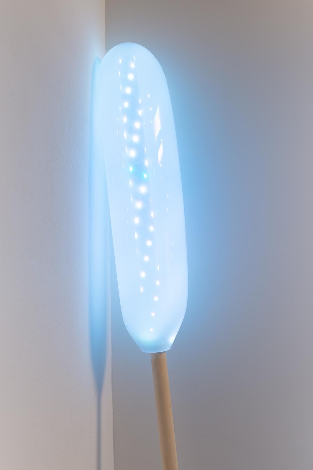 Dutch Round Square Lollypop Lamp by Studio Thier & Van Daalen For Sale