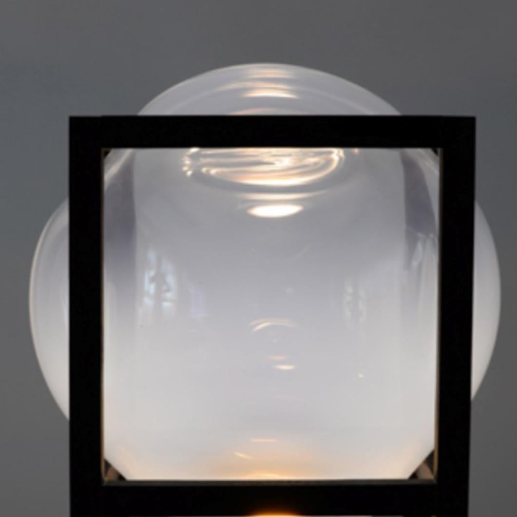Dutch Round Square White Balloon Table Light by Studio Thier & Van Daalen For Sale