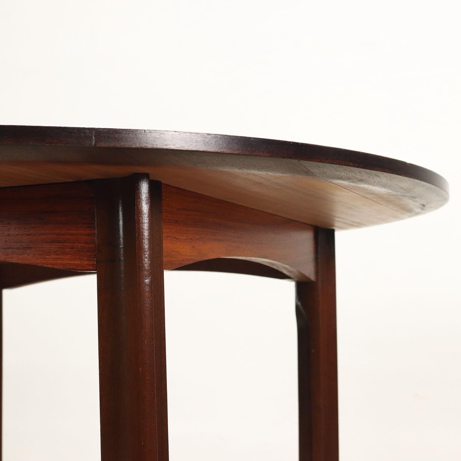 Italian Round Table Beech, Italy, 1960s For Sale