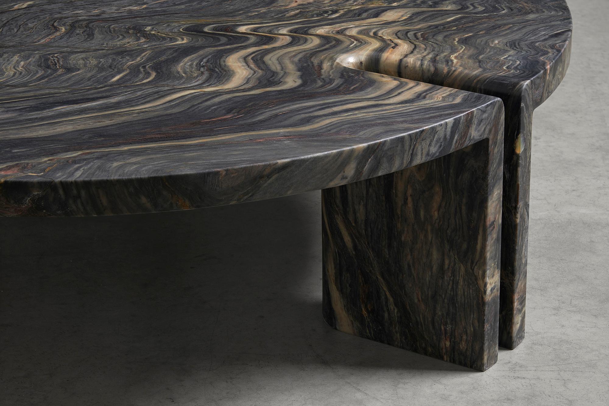 Marble Round Table by Agglomerati x Fred Ganim