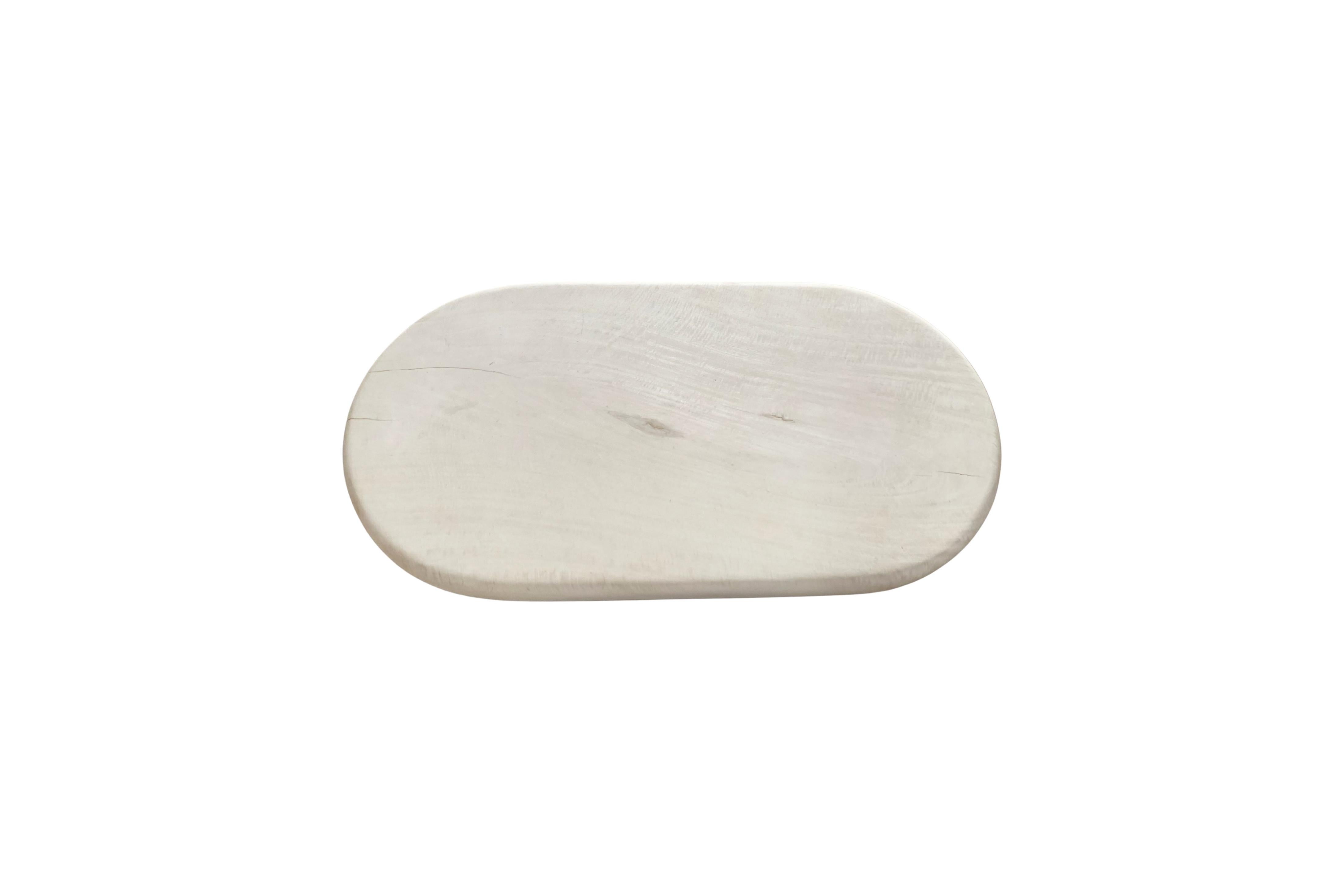 Hand-Crafted Round Table crafted from Mango Wood with Bleached Finish