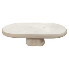 Round Table crafted from Mango Wood with Bleached Finish