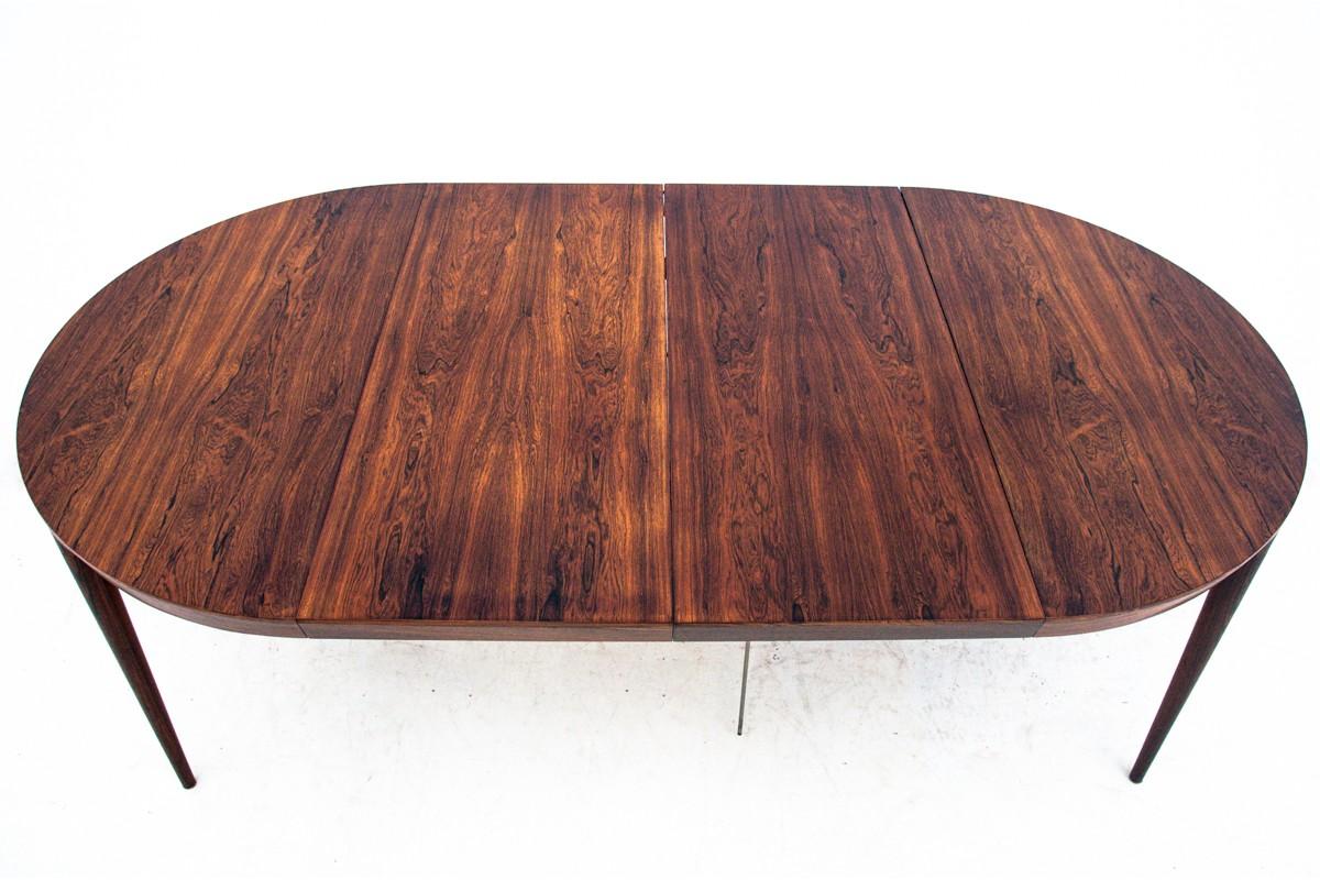 Rosewood Round Table from Denmark from the 1960s, Furniture in Very Good Condition, after