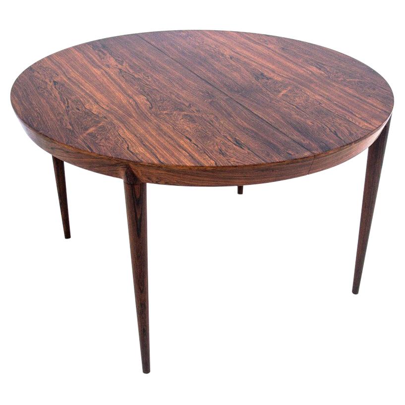 Round Table from Denmark from the 1960s, Furniture in Very Good Condition, after