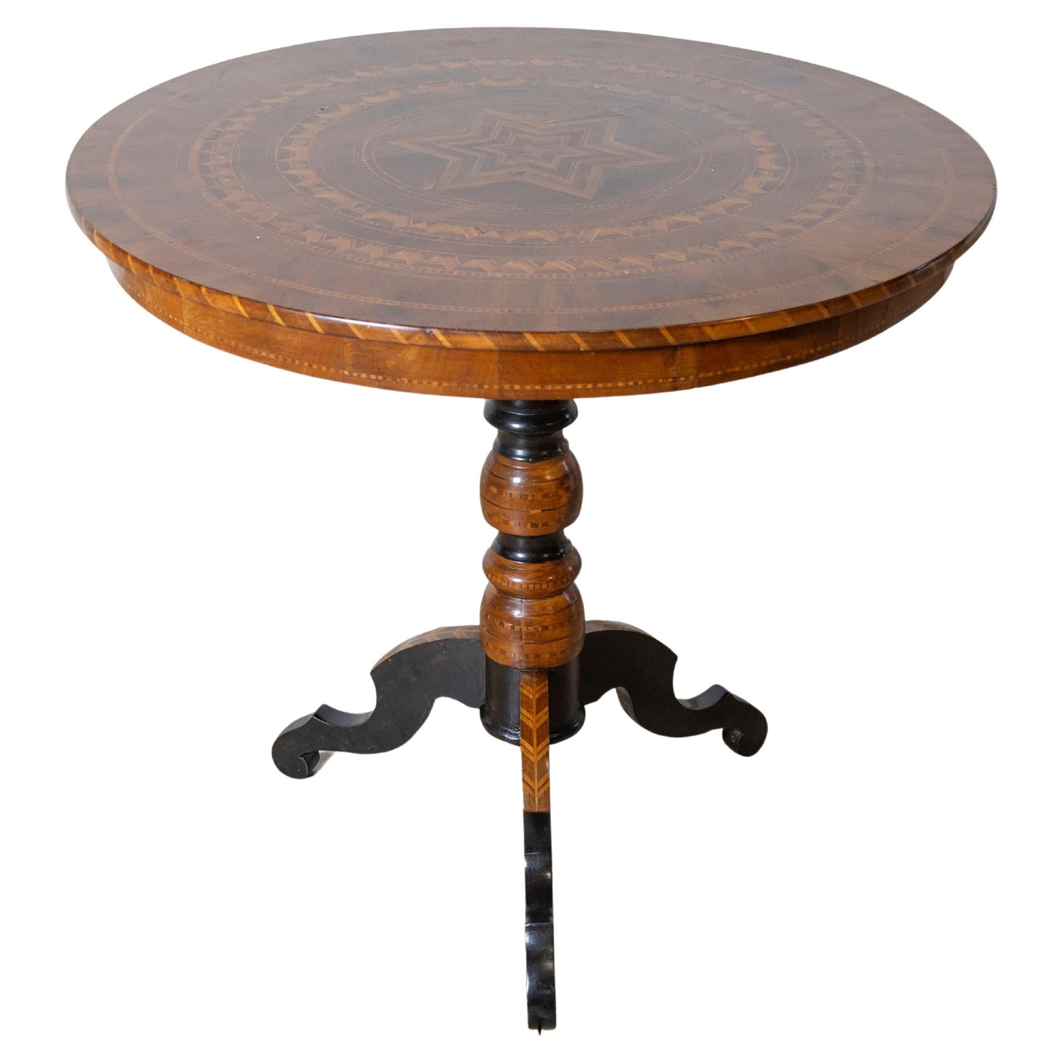 Round Table From The Mid-19th Century
