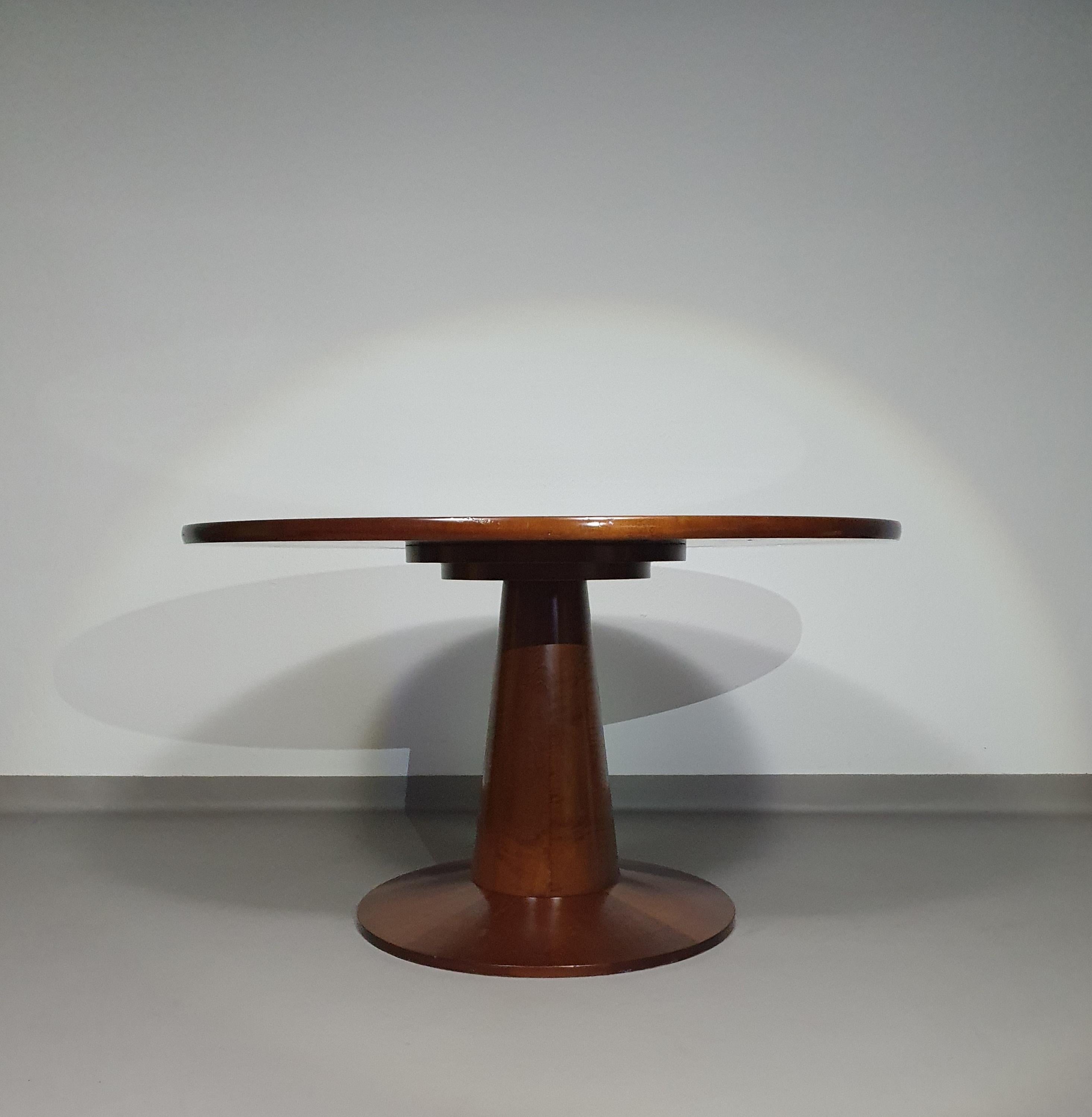 Machine-Made Round Table / Hugues Chevalier / Model Riviera For Sale