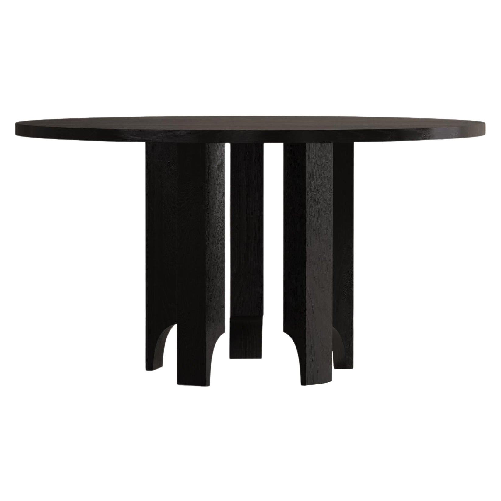 Table ronde en chêne européen massif - Acer by Mokko