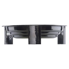 Round Table Limited Edition Pewter Centerpiece by Ettore Sottsass