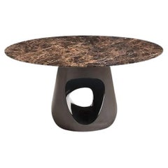 Round table marble Emperador Casamania & Horm Barbara Round Ø 140 cm 55.1 inch