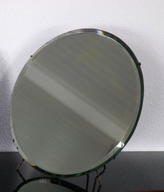 Round table mirror of Luigi Fontana & C, Italy 1950s.