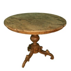 Antique Round Table Novohispana