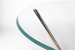Round Table Unnatural Collection Rays, Glass, Marble and Galvanized Metal, Italy