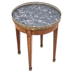 Round Table with a Stone Top, France, Around 1920