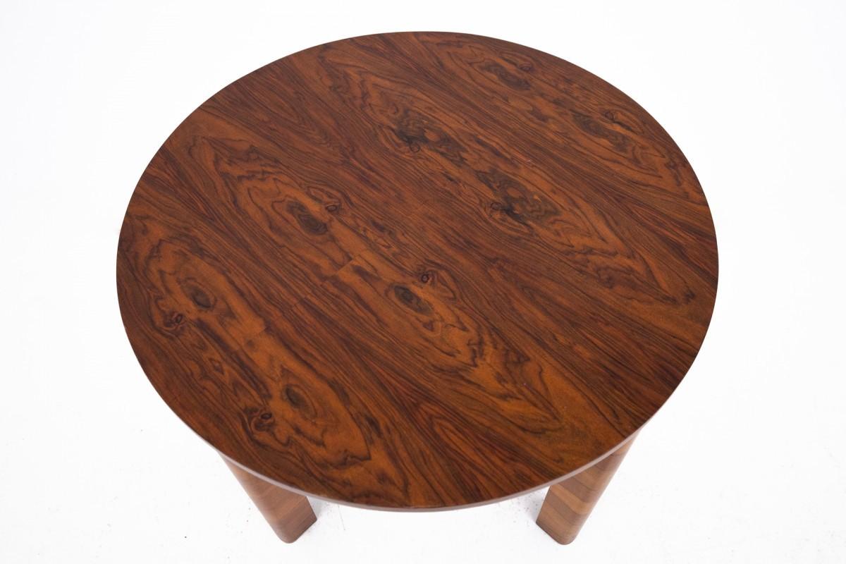Runder Tisch mit Stühlen im Art-Déco-Stil, POLAND, 1940er Jahre. im Angebot 4