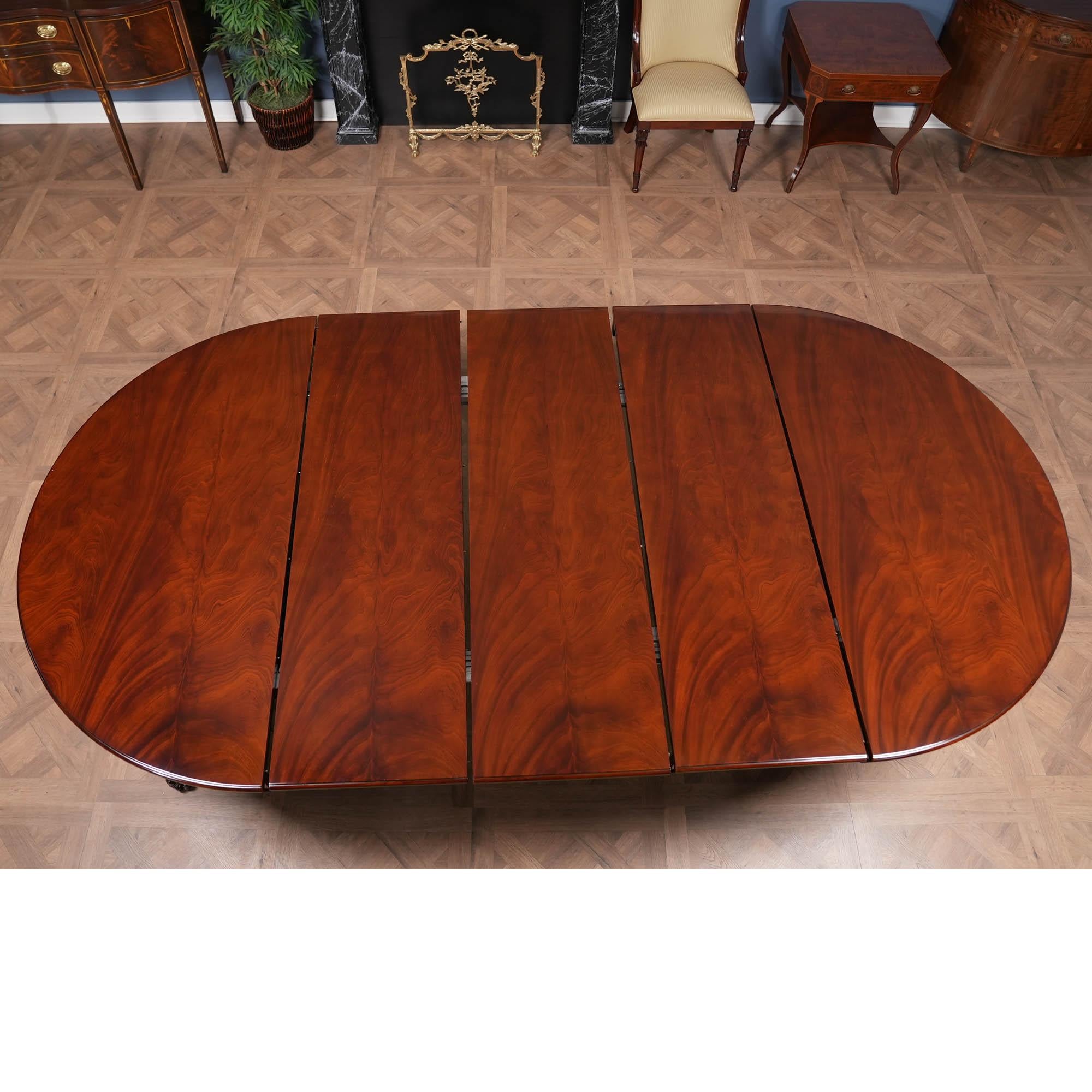 Table ronde avec bases Empire 60-115 pouces en vente 1
