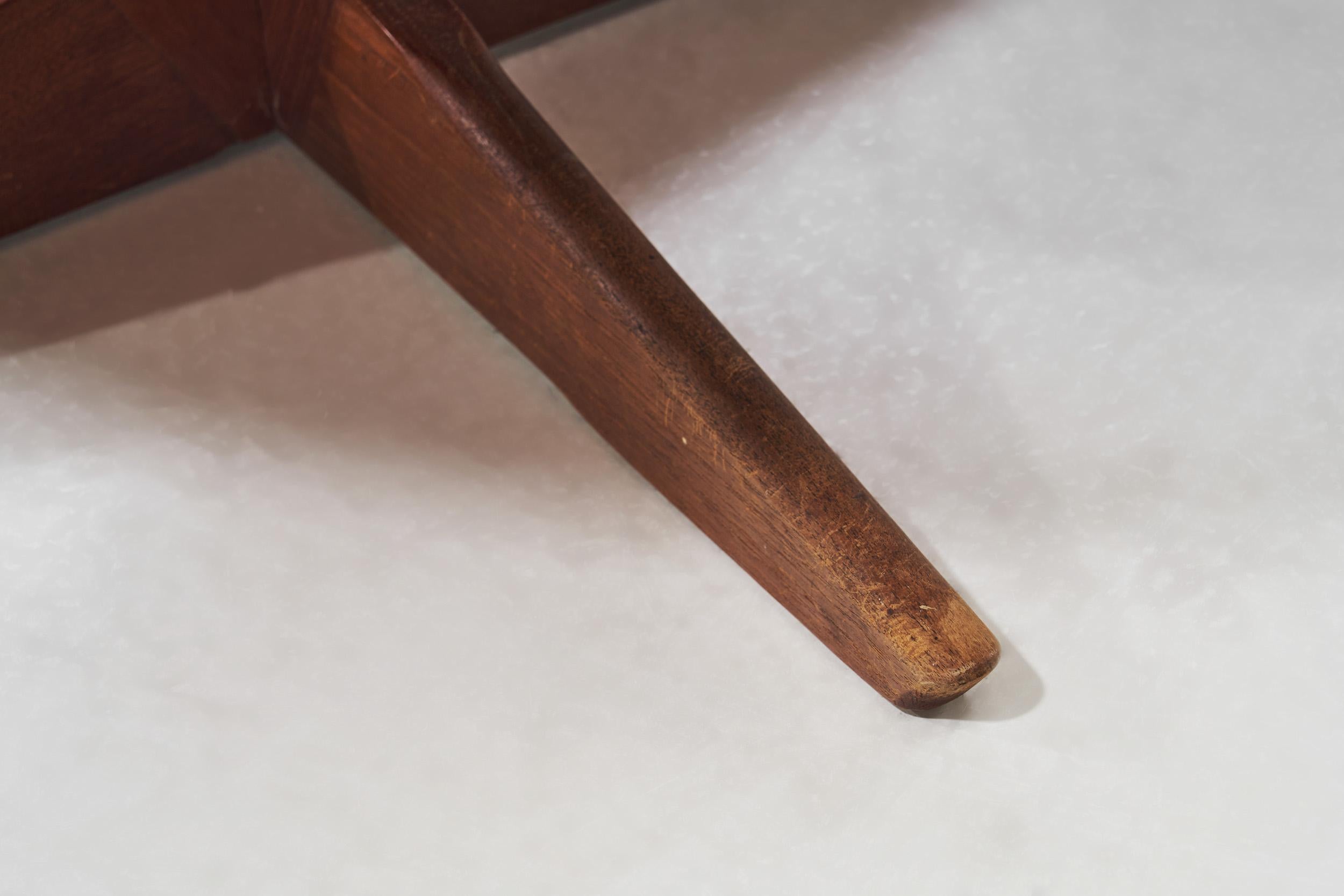 Round Teak Coffee Table by Søren Georg Jensen, Denmark 1960s For Sale 8