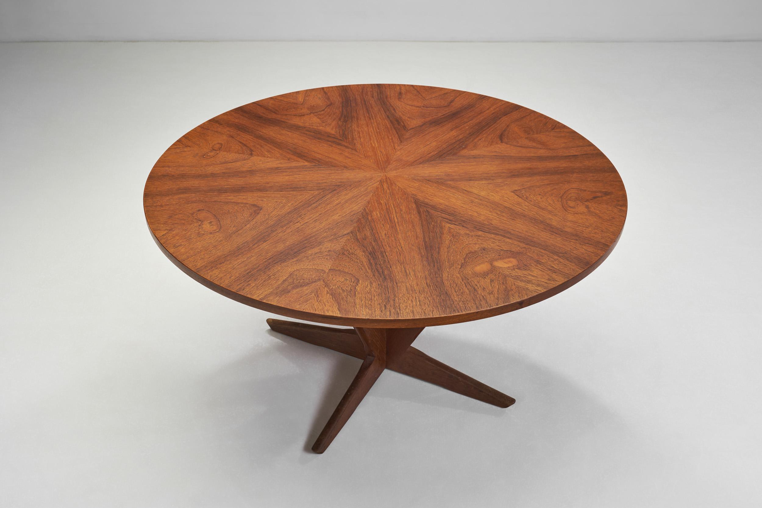 Runder Couchtisch aus Teakholz von Søren Georg Jensen, Dänemark 1960er Jahre im Angebot 1
