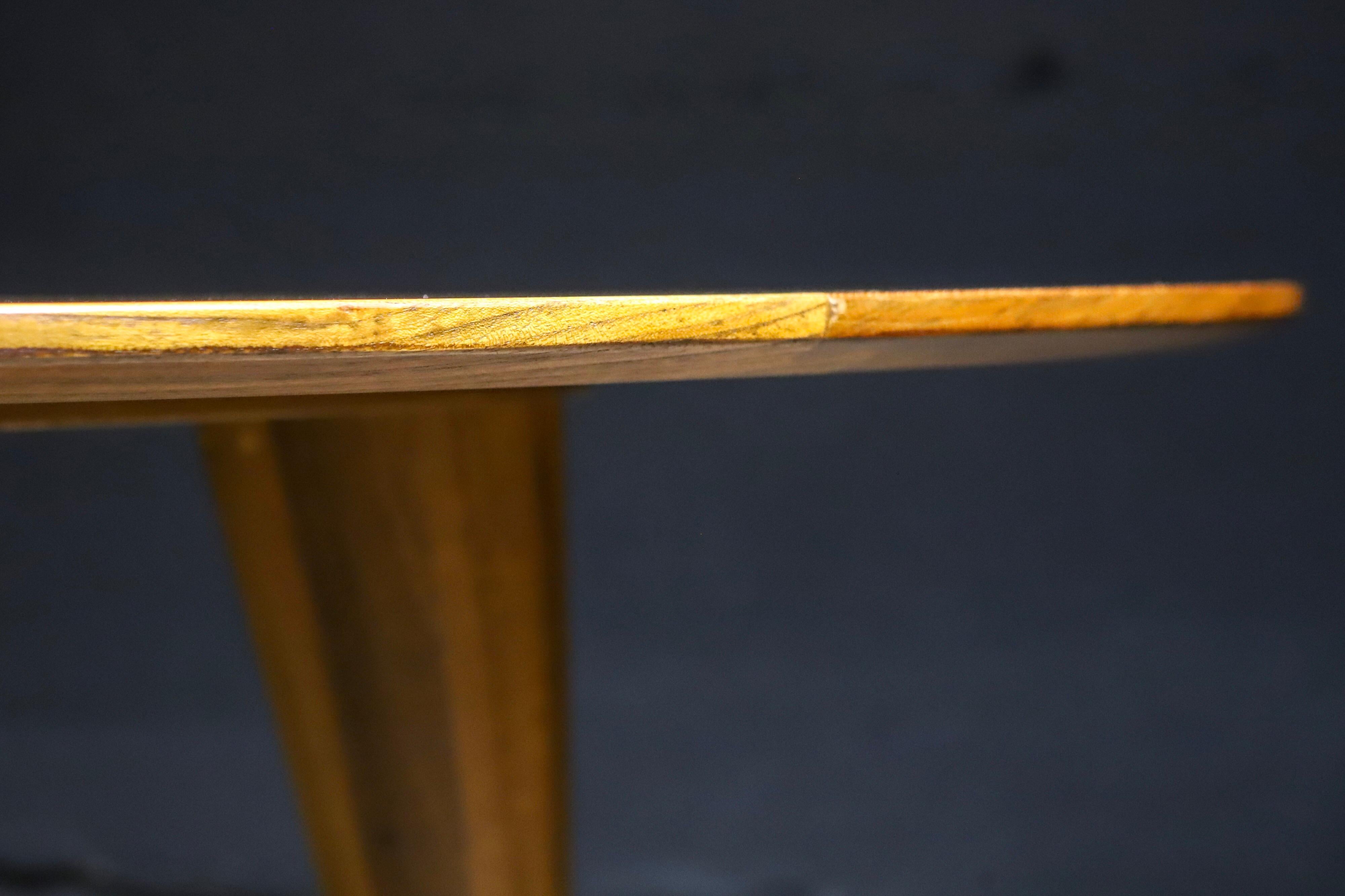 table with hole in middle